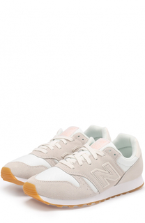 Замшевые кроссовки 373 с текстильной вставкой New Balance