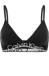 Треугольный бюстгальтер с логотипом бренда Calvin Klein