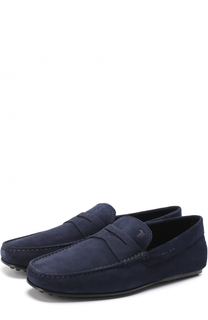 Замшевые мокасины с перемычкой Tod’s Tods