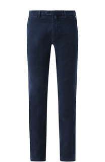 Хлопковые брюки прямого кроя Kiton
