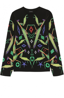 Хлопковый лонгслив с принтом Marcelo Burlon Kids of Milan