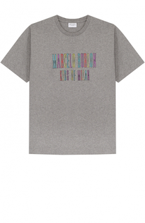 Хлопковая футболка с принтом Marcelo Burlon Kids of Milan