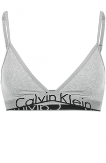 Треугольный бюстгальтер с логотипом бренда Calvin Klein