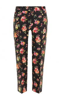 Укороченные брюки с цветочным принтом Dolce &amp; Gabbana