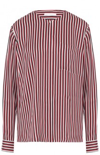 Блуза прямого кроя в контрастную полоску BOSS