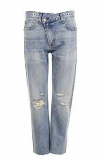 Укороченные джинсы прямого кроя с потертостями Rag&amp;Bone Rag&Bone