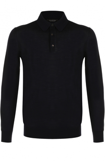 Шерстяное поло с длинными рукавами Ermenegildo Zegna