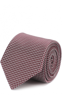 Шелковый галстук с узором Canali