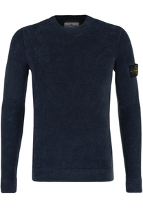 Однотонный хлопковый джемпер Stone Island