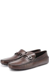 Кожаные мокасины с перемычкой Tod’s Tods