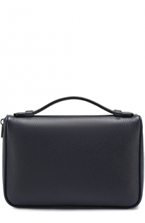 Кожаная борсетка на молнии Bally