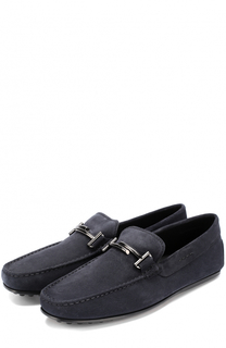 Замшевые мокасины с пряжкой Tod’s Tods