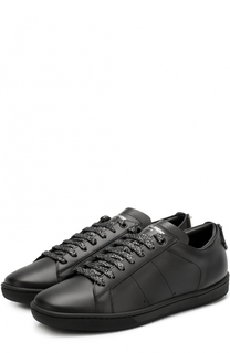 Кожаные кеды Court Classic на шнуровке Saint Laurent
