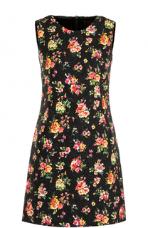 Мини-платье с цветочным принтом Dolce &amp; Gabbana