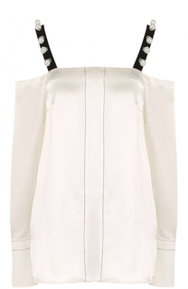 Шелковый топ с открытыми плечами 3.1 Phillip Lim