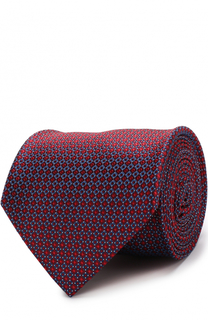 Шелковый галстук с узором Brioni