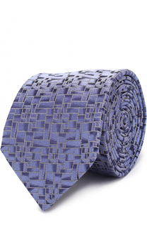 Шелковый галстук с узором Lanvin