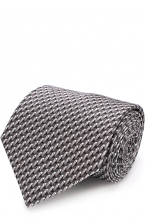 Шелковый галстук с узором Lanvin