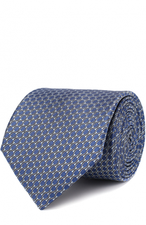 Шелковый галстук с узором Lanvin