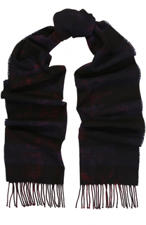 Шерстяной шарф с бахромой Lanvin