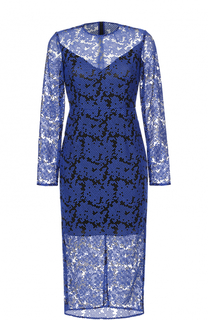 Платье-миди с кружевной отделкой Diane Von Furstenberg