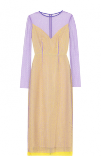Платье-миди с полупрозрачной вставкой Diane Von Furstenberg