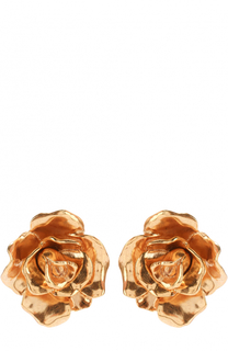 Серьги-клипсы в виде цветов Oscar de la Renta