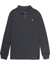 Хлопковое поло с длинными рукавами Polo Ralph Lauren