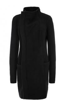 Приталенное пальто из кашемира Rick Owens