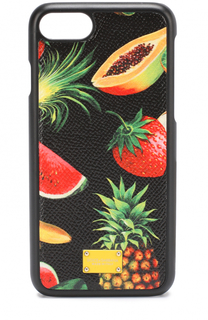 Кожный чехол для iPhone 7 с принтом Dolce &amp; Gabbana