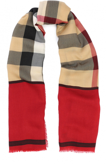 Кашемировый шарф в клетку Burberry