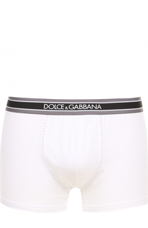 Хлопковые боксеры с широкой резинкой Dolce &amp; Gabbana