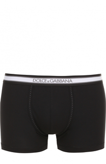 Хлопковые боксеры с широкой резинкой Dolce &amp; Gabbana