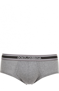 Хлопковые хипсы с широкой резинкой Dolce &amp; Gabbana