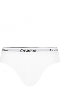 Комплект из двух хлопковых брифов с широкой резинкой Calvin Klein