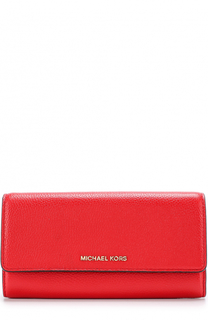 Кошелек из сафьяновой кожи с клапаном MICHAEL Michael Kors