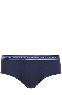 Хлопковые хипсы с широкой резинкой Dolce &amp; Gabbana