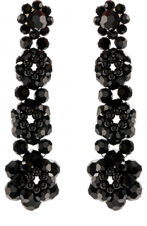 Серьги из бусин в виде цветов Simone Rocha