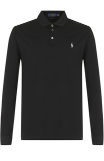 Хлопковое поло с длинными рукавами Polo Ralph Lauren
