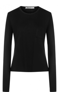 Лонгслив с круглым вырезом T by Alexander Wang