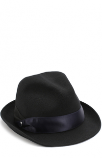 Шерстяная шляпа с лентой Armani Collezioni
