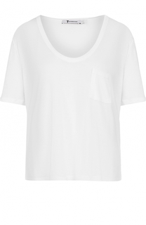 Футболка прямого кроя с декоративной отделкой T by Alexander Wang