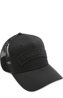 Хлопковая бейсболка с нашивкой Dsquared2