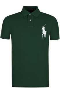 Хлопковое поло с короткими рукавами Polo Ralph Lauren