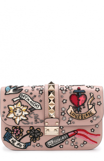 Сумка Glam Lock с вышивкой Valentino