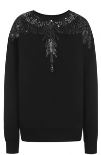 Хлопковый свитшот с вышивкой Marcelo Burlon