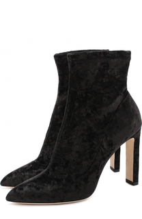 Текстильные ботильоны Louella на устойчивом каблуке Jimmy Choo