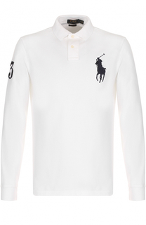 Хлопковое поло с длинными рукавами Polo Ralph Lauren