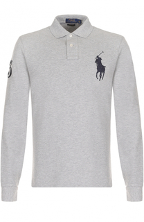 Хлопковое поло с длинными рукавами Polo Ralph Lauren