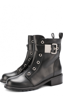 Кожаные байкеры Alexa с ремешком Giuseppe Zanotti Design